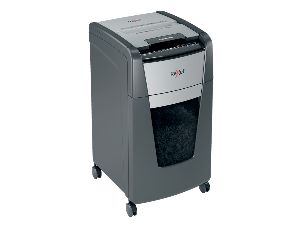 DESTRUCTEUR DE DOCUMENTS REXEL OPTIMUM AUTO+ COUPE     MICRO 300F CORBEILLE DE 60L