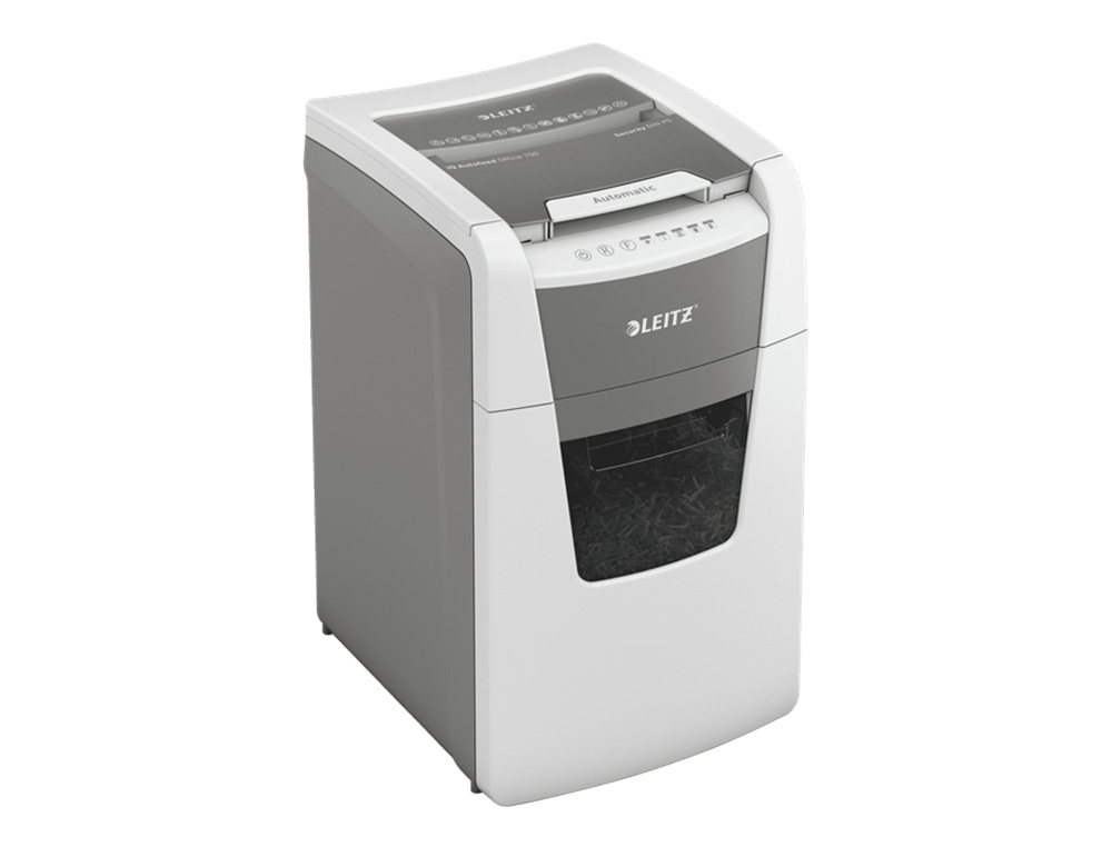 DESTRUCTEUR DE DOCUMENTS LEITZ IQ AUTO+ OFFICE COUPE   MICRO P5 150F CORBEILLE DE    44L