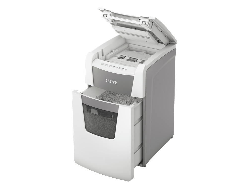 DESTRUCTEUR DE DOCUMENTS LEITZ IQ AUTO+ OFFICE COUPE   MICRO P5 150F CORBEILLE DE    44L