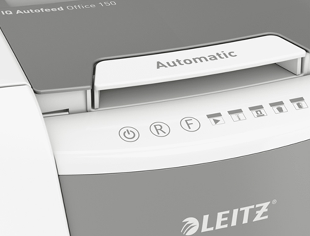 DESTRUCTEUR DE DOCUMENTS LEITZ IQ AUTO+ OFFICE COUPE   MICRO P5 150F CORBEILLE DE    44L