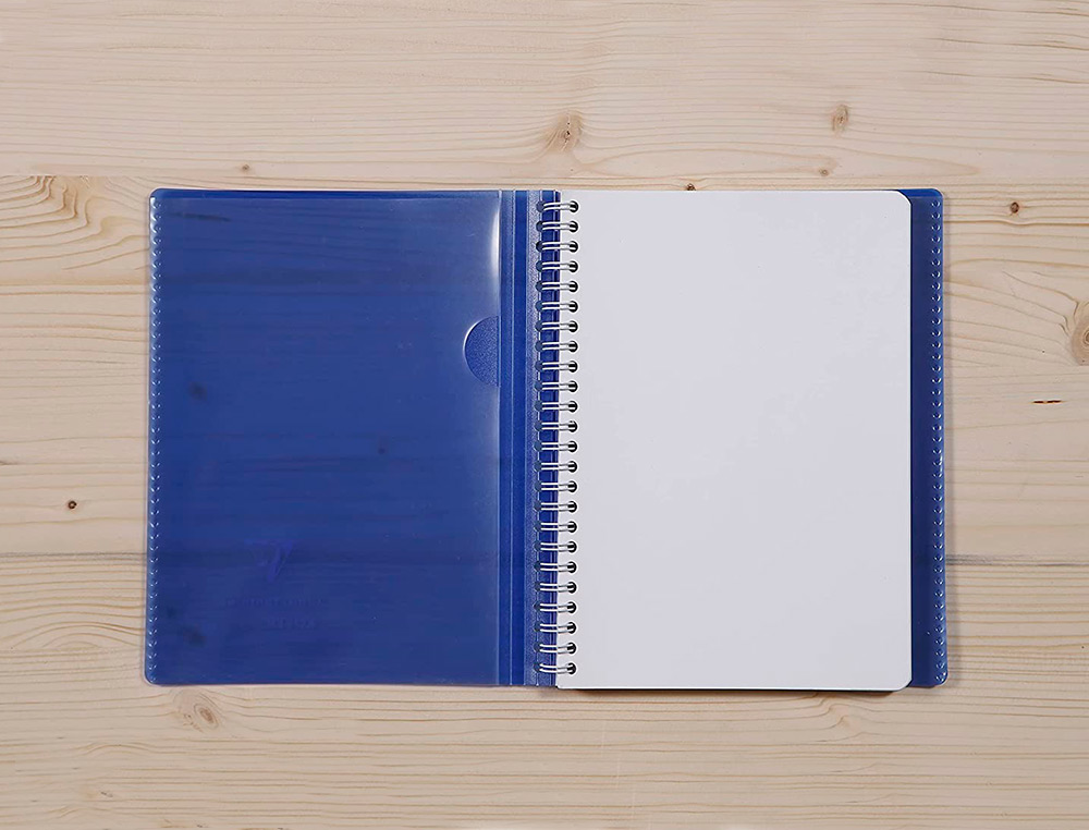 CARNET DE DESSIN KOVERBOOK A5 2 RABATS   POCHETTE COULEURS  ASSORTIES 14,8X21 CM BLANC    125 G 100 PAGES