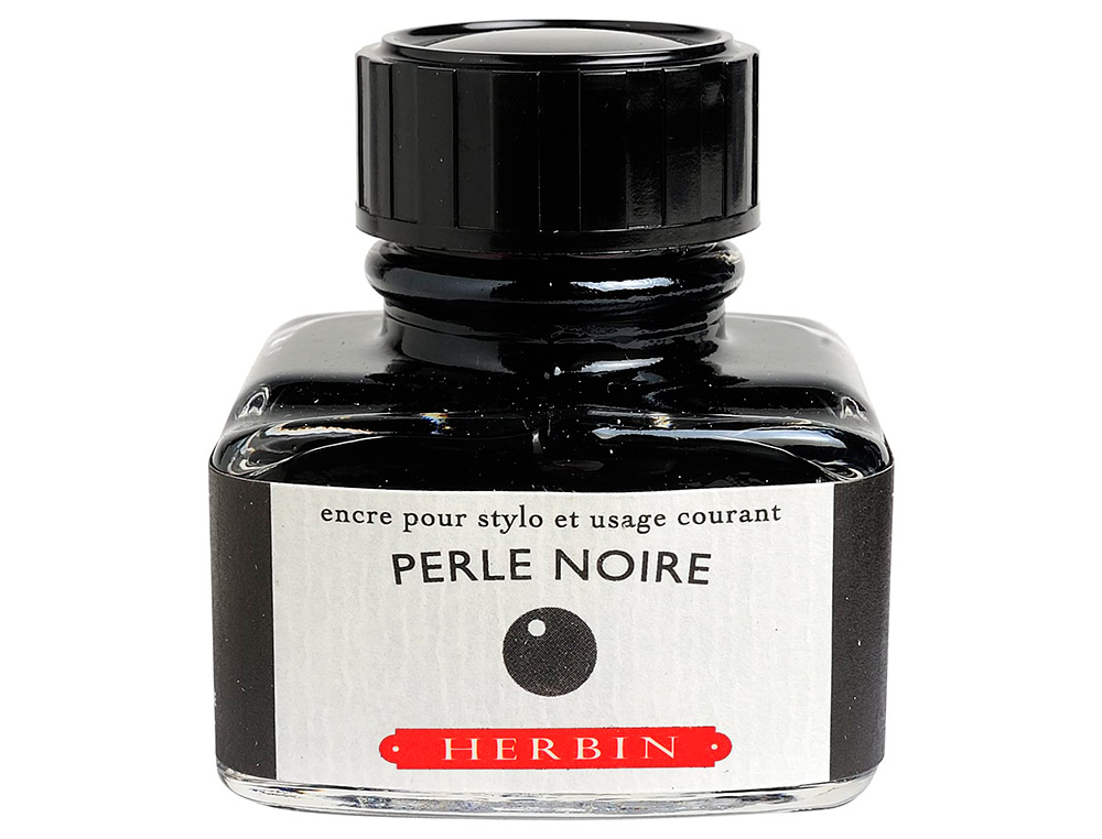 FLACON D'ENCRE J.HERBIN PERLE NOIR 30ML