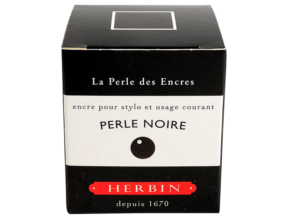 FLACON D'ENCRE J.HERBIN PERLE NOIR 30ML