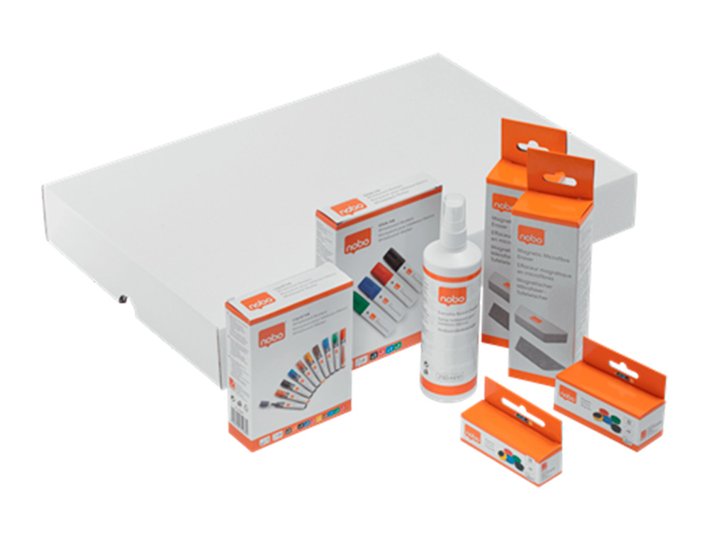 KIT D'ACCESOIRES TABLEAU BLANC ESSELTE 10 MARQUEURS 10 AIMANTS 32MM 2 EFFACEURS 1    SPRAY NETTOYAGE