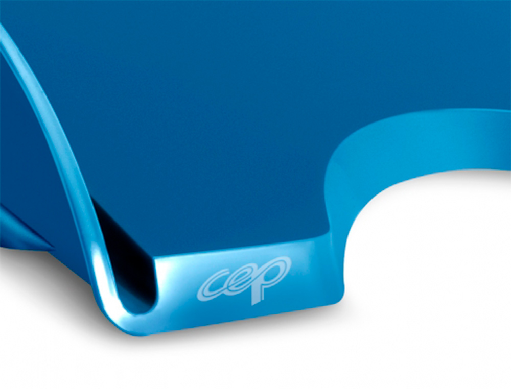 CORBEILLE COURRIER CEP RIVIERA POLYSTYRENE ANTICHOC SUPERPOSABLE VERTICALE / ESCALIER 348X257X66MM BLEU