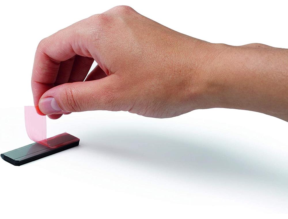 CLIP PINCE AFFICHAGE DURABLE DURAFIX ADH SIF SACHET DE 5   PI CES 60MM GRIS METALLIS E