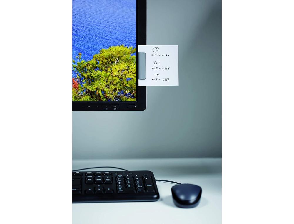 CLIP PINCE AFFICHAGE DURABLE DURAFIX ADH SIF SACHET DE 5   PI CES 60MM GRIS METALLIS E