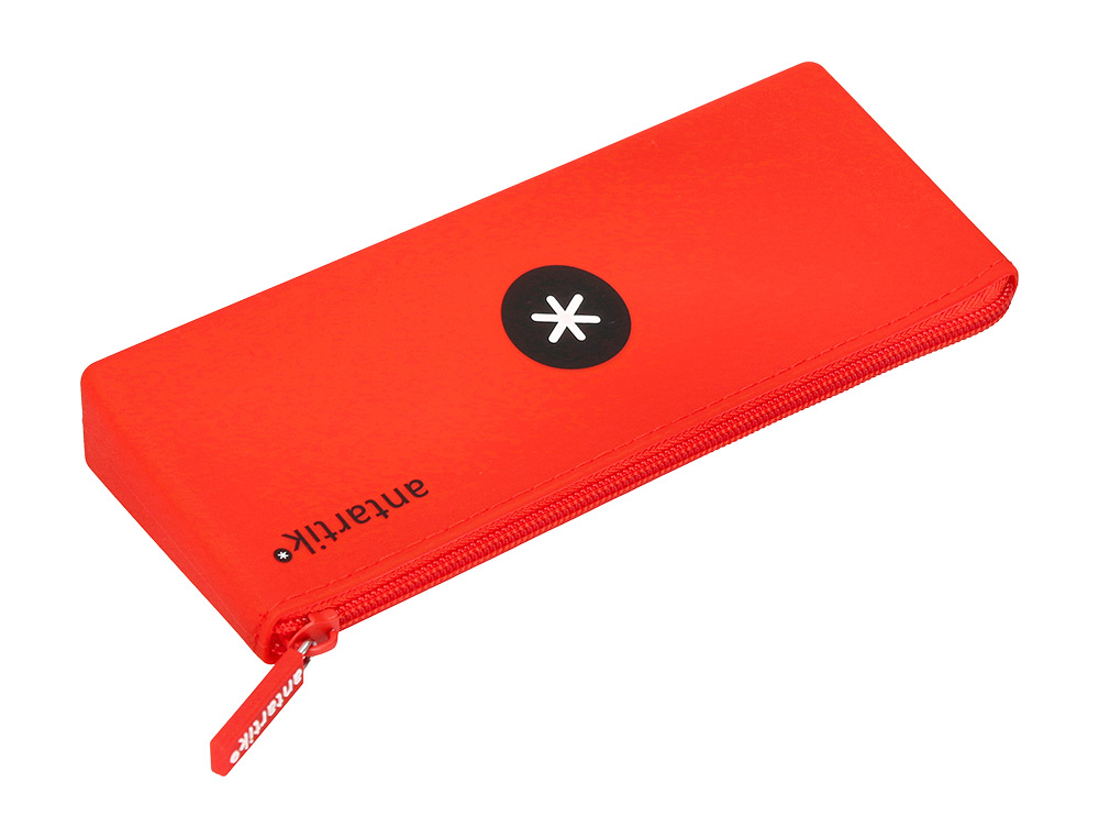 TROUSSE ANTARTIK TRIANGULAIRE 1 COMPARTIMENT SILICONE SOFT  TOUCH COLORIS INTENSES        ASSORTIS