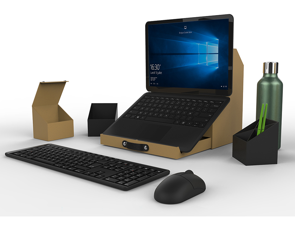 ORGANISATEUR DE BUREAU MOBILE SAVANA OXFORD 1 COMPARTIMENT  ARRIERRE 1 COMPARTIMENT FERME 2 POTS DE RANGEMENT