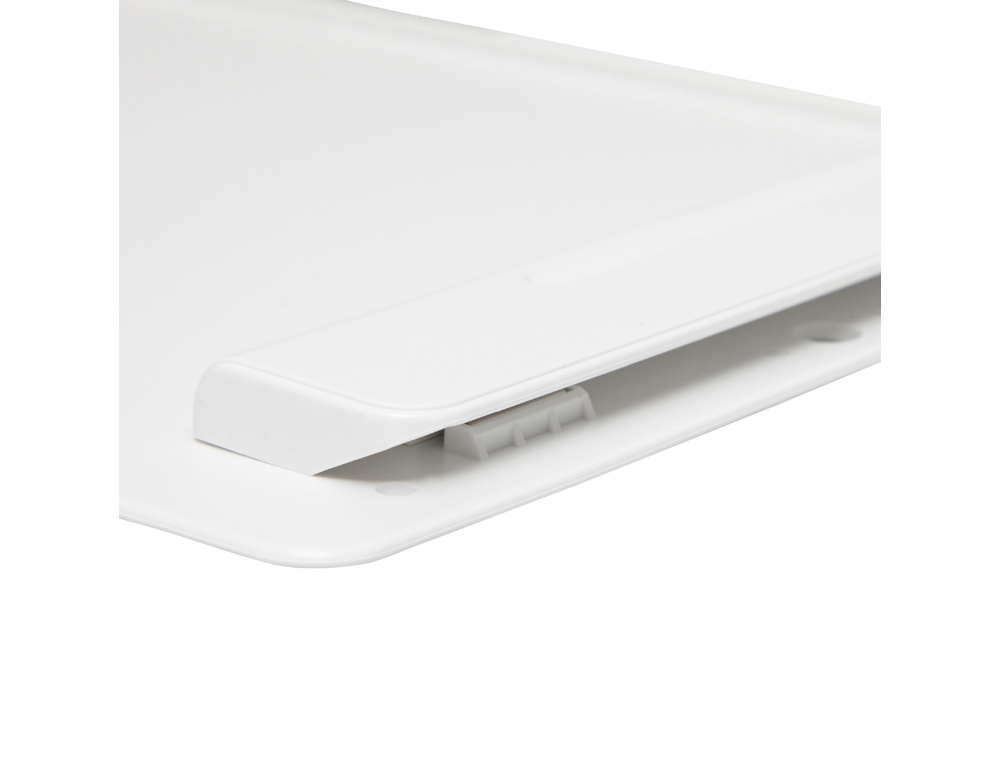 PORTE-BLOC MAUL GO A4 PLASTIQUE RECYCLE PORTE-STYLO INTEGRE DANS PINCE COLORIS    BLANC