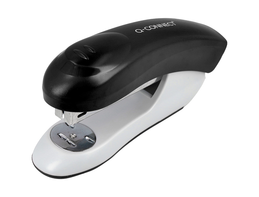 AGRAFEUSE BUREAU Q-CONNECT KF14204 PLASTIQUE ABS         CAPACITE 20 FEUILLES COLORIS  NOIR