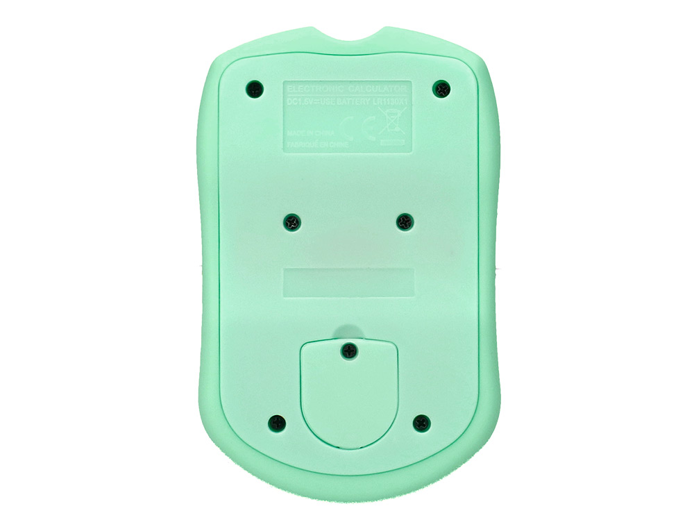 CALCULATRICE DE POCHE LIDERPAPEL XF42 8 CHIFFRES    SOLAIRE ET PILES              94X59,5X10,5MM COLORIS VERT