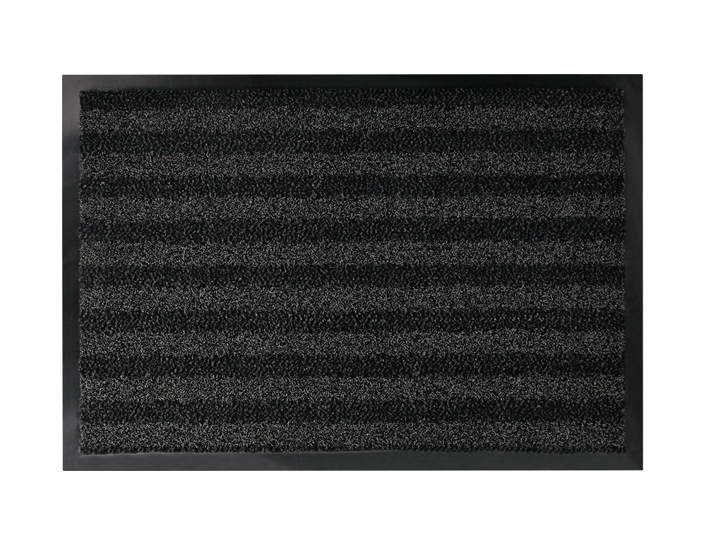 TAPIS SOL Q-CONNECT PREMIUM POUR INTERIEUR ANTIDERAPANT   FIBRE POLYPROPYLENE ET FEUTRE 90X60CM COLORIS GRIS
