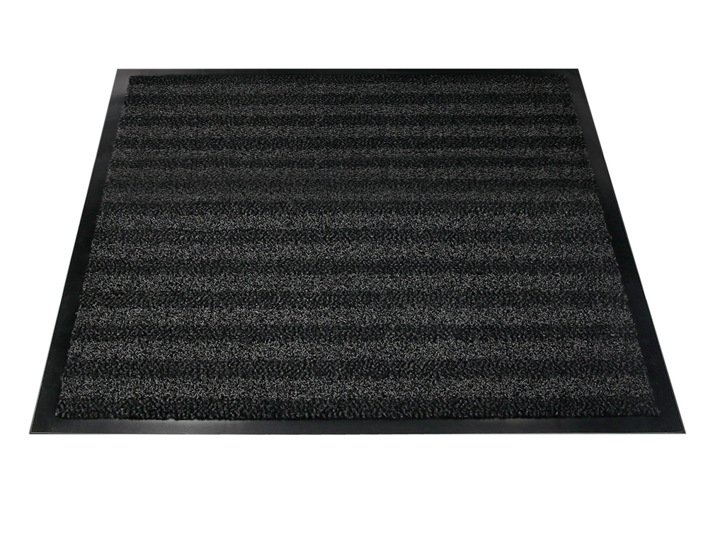 TAPIS SOL Q-CONNECT PREMIUM POUR INTERIEUR ANTIDERAPANT   FIBRE POLYPROPYLENE ET FEUTRE 90X150CM COLORIS GRIS
