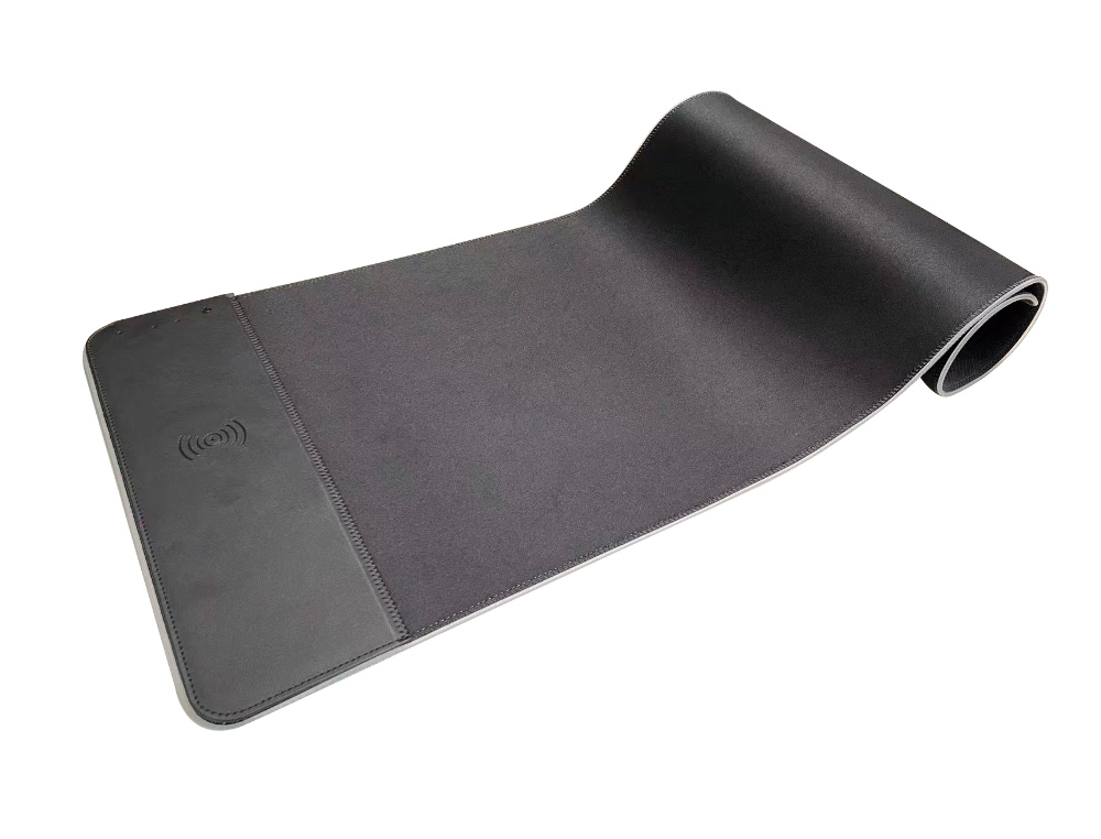 TAPIS SOURIS Q-CONNECT GAMING CHARGEUR SANS FIL ET LUMIERE  RVB 800X300X4MM COLORIS NOIR