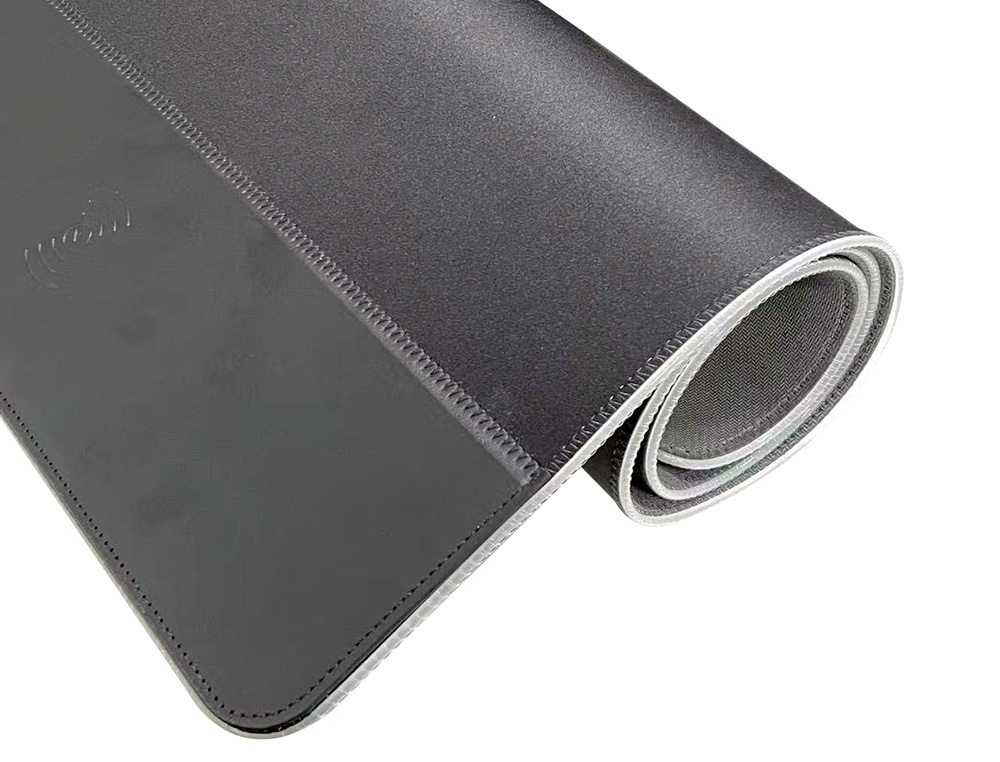 TAPIS SOURIS Q-CONNECT GAMING CHARGEUR SANS FIL ET LUMIERE  RVB 800X300X4MM COLORIS NOIR