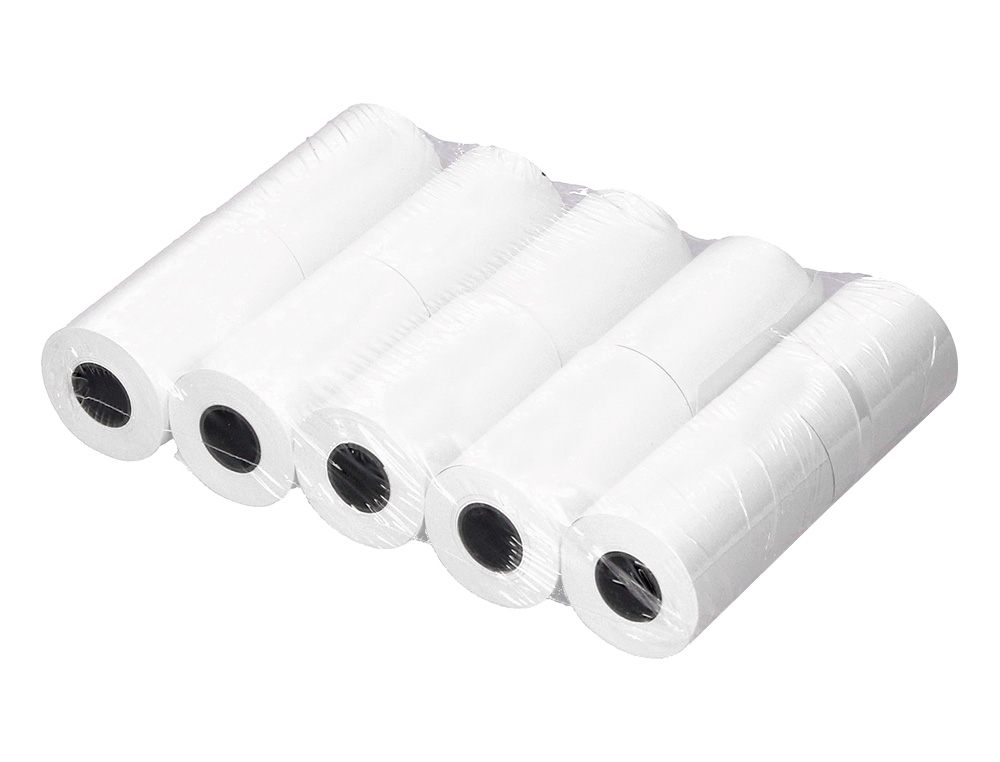 BOBINE THERMIQUE Q-CONNECT 57MM LARGEUR X 35MM DIAMETRE  70GR POUR TPE SANS BISPHENOL  A