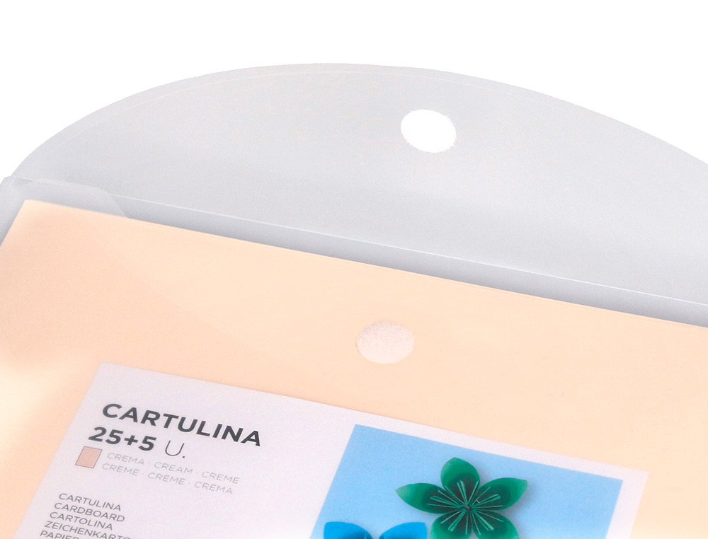 PAPIER CARTONNE LIDERPAPEL A4 180GR COLORIS CREME PAQUET    25+5 FEUILLES