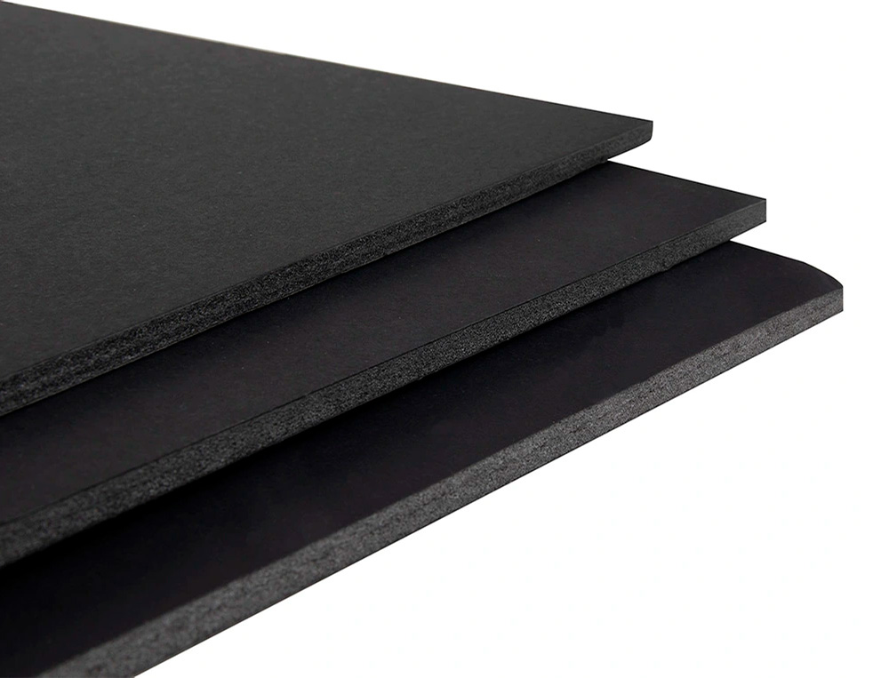 CARTON PLUME LIDERPAPEL DOUBLE-FACE 70X100CM          EPAISSEUR 5MM COLORIS NOIR