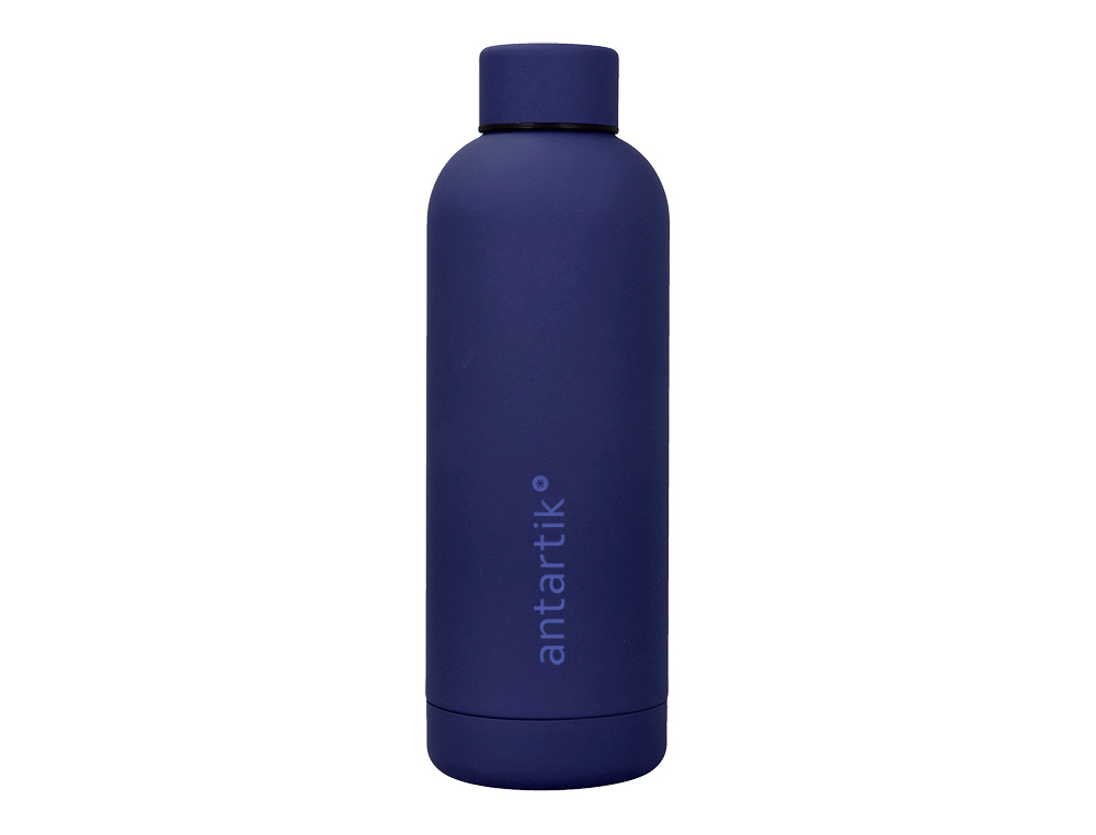 BOUTEILLE ISOTHERME ANTARTIK ACIER INOXYDABLE SANS BPA     500ML COLORIS BLEU