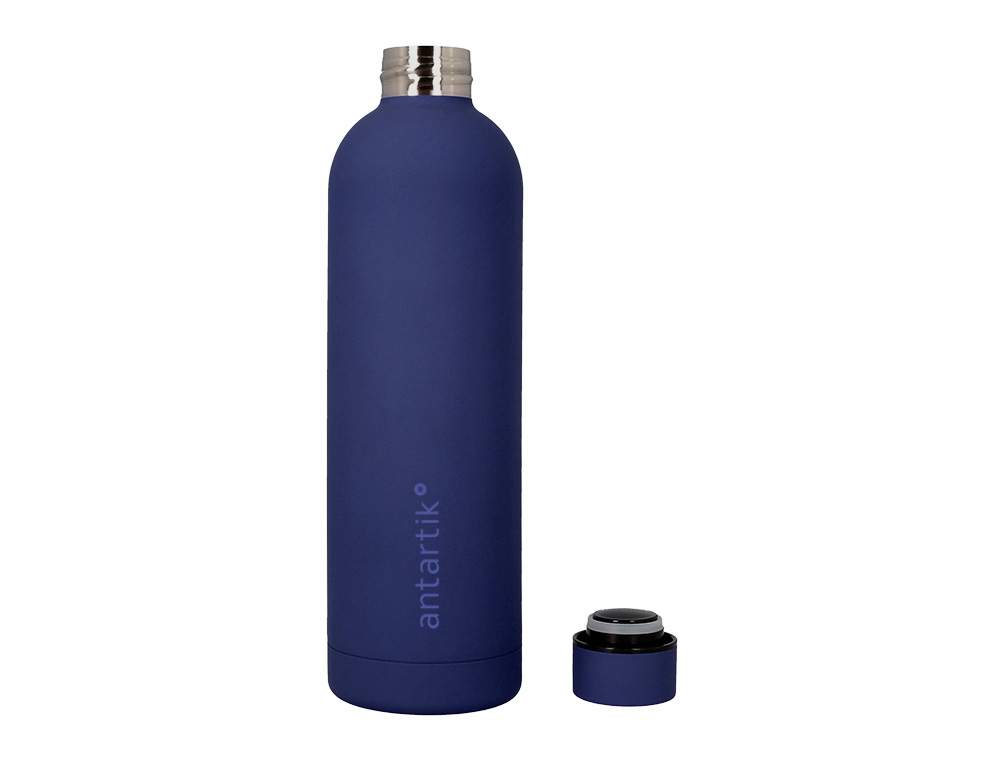 BOUTEILLE ISOTHERME ANTARTIK ACIER INOXYDABLE SANS BPA     750ML COLORIS BLEU