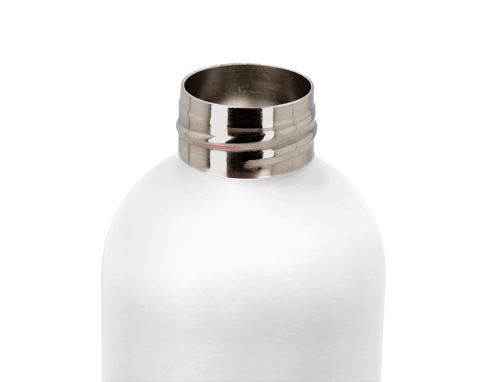 BOUTEILLE ISOTHERME ANTARTIK ACIER INOXYDABLE SANS BPA     750ML COLORIS BLANC