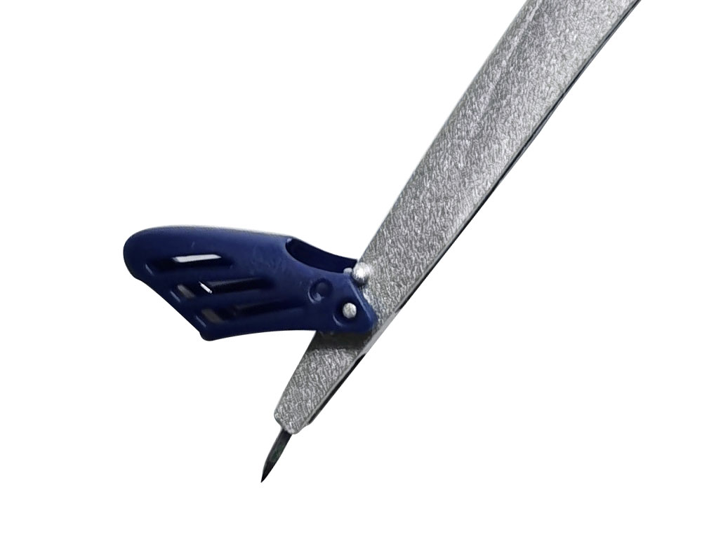 COMPAS LIDERPAPEL LOCK DEVICE ADAPTATEUR UNIVERSEL ET MINES COLORIS BLEU FONCE