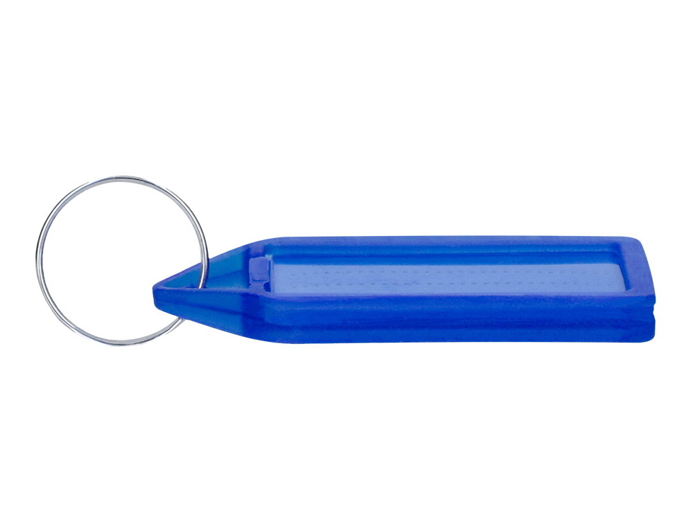 PORTE-CLES Q-CONNECT PORTE-ETIQUETTE PREMIUM       COLORIS BLEU BOITE 40 UNITES