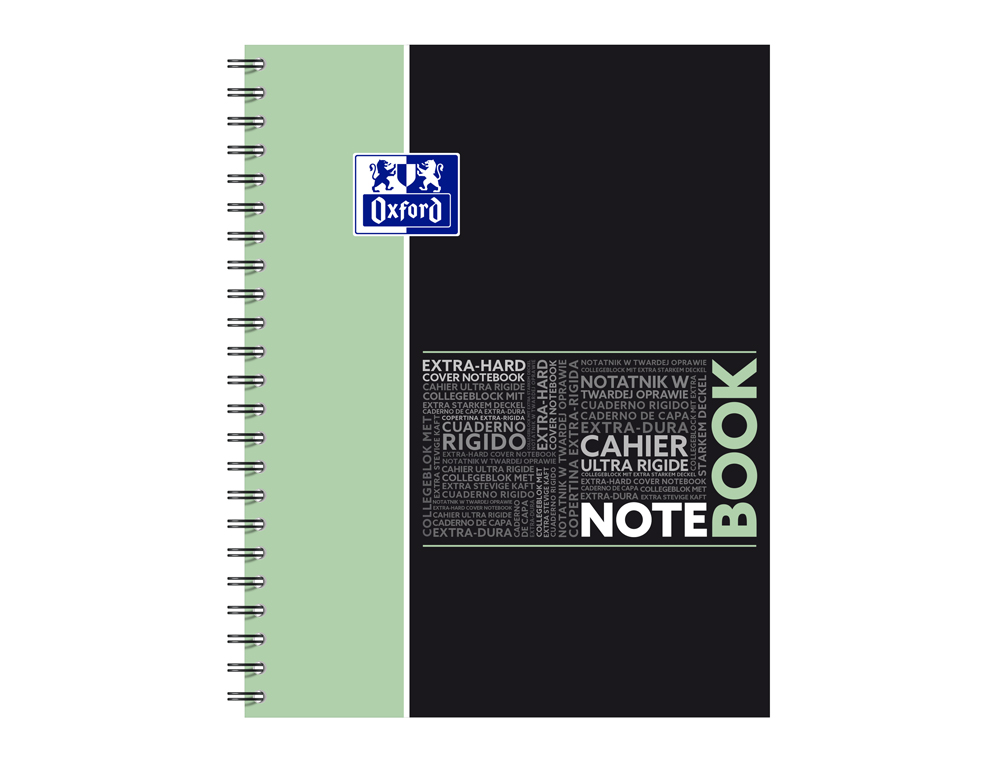 NOTEBOOK OXFORD ETUDIANT INTEGRALE 4 TROUS 230X297MM 160 PAGES OPTIK PAPER 5X5 COL PASTEL ASS LOT DE 20 BLOCS