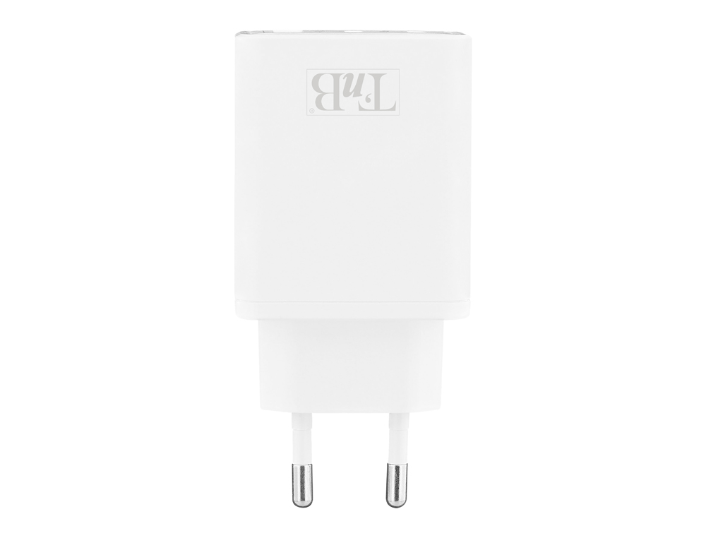CHARGEUR T'NB GAN 2 USB-C POWER DELIVERY + 1 USB-A 65W  COLORIS BLANC
