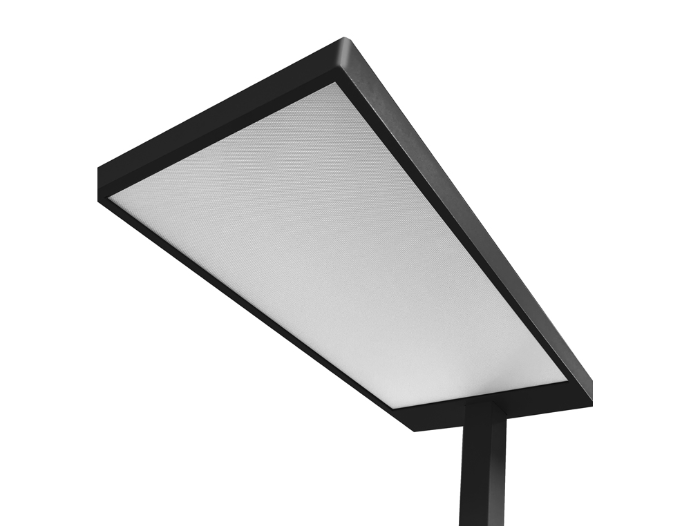 LAMPADAIRE UNILUX VERSUS 196CM LED AVEC SOCLE COLORIS NOIR