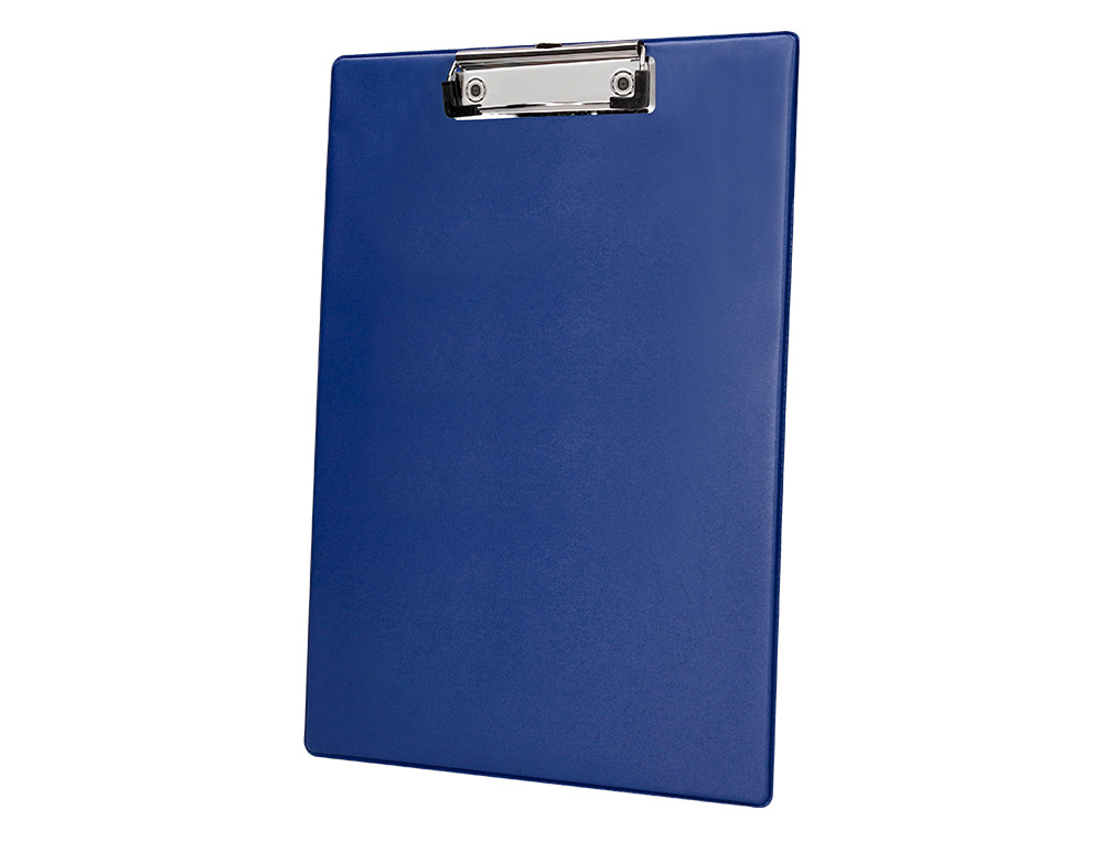 PORTE-BLOC Q-CONNECT DIN A4 PLASTIQUE 50% RECYCLE EPAISSEUR 2,1MM COLORIS BLEU