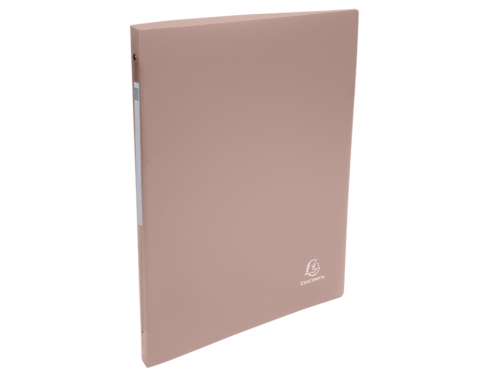 CLASSEUR EXACOMPTA 4 ANNEAUX EN D 15MM PP SKANDI COLORIS ASSORTIS