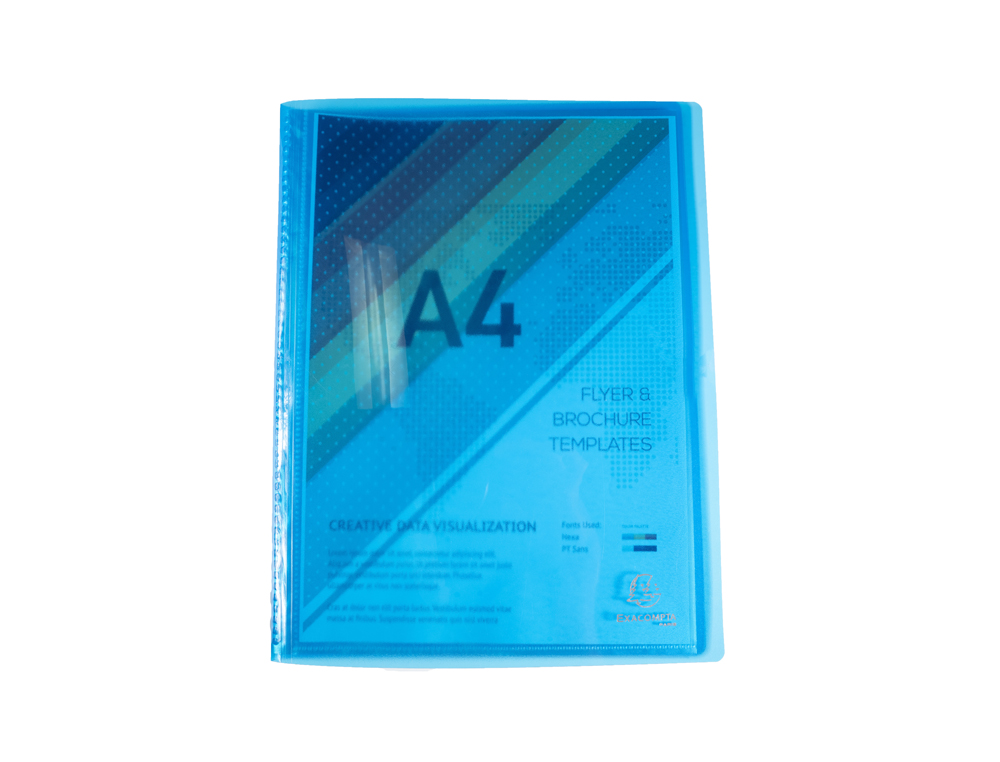 PORTE-VUES EXACOMPTA IDERAMA PP 60 VUES COLORIS ASSORTIS