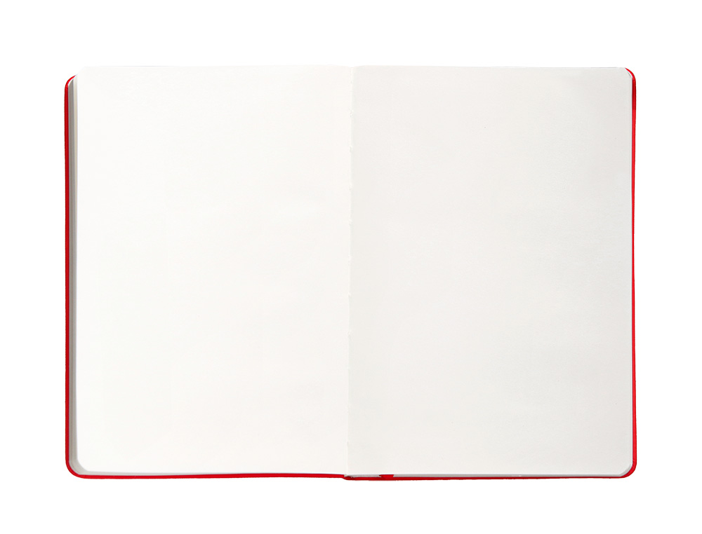 CARNET FERMETURE ELASTIQUE ANTARTIK NOTES COUVERTURE RIGIDE A4 PAPIER UNI IVOIRE 100 FEUILLES 80GR FSC COLORIS ROUGE