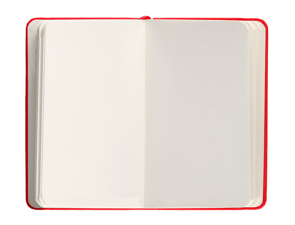 CARNET FERMETURE ELASTIQUE ANTARTIK NOTES COUVERTURE RIGIDE A6 PAPIER UNI IVOIRE 100 FEUILLES 80GR FSC COLORIS ROUGE