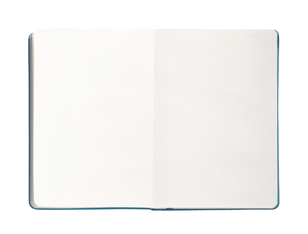 CARNET FERMETURE ELASTIQUE ANTARTIK NOTES COUVERTURE RIGIDE A4 PAPIER UNI IVOIRE 100 FEUILLES 80GR FSC BLEU CIEL
