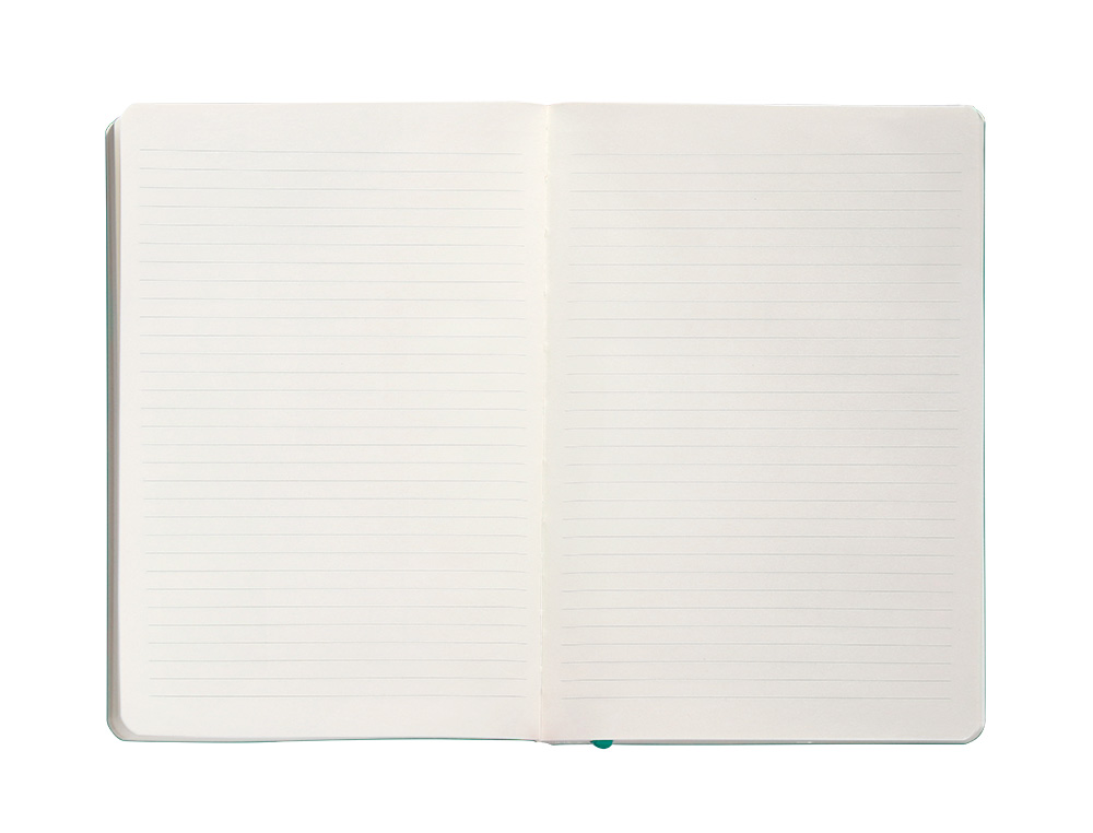 CARNET FERMETURE ELASTIQUE ANTARTIK NOTES COUVERTURE SOUPLE A5 LIGNE 100 FEUILLES 80GR FSC COLORIS VERT MENTHE