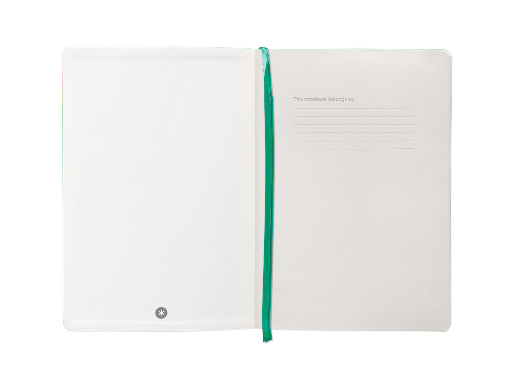 CARNET FERMETURE ELASTIQUE ANTARTIK NOTES COUVERTURE SOUPLE A5 LIGNE 100 FEUILLES 80GR FSC COLORIS VERT MENTHE