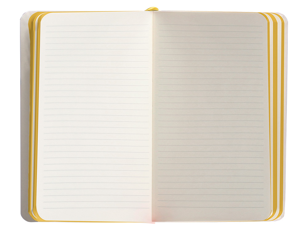 CARNET FERMETURE ELASTIQUE JAUNE ANTARTIK NOTES COUVERTURE SOUPLE A6 LIGNE 100 FEUILLES 80GR FSC COLORIS LILAS