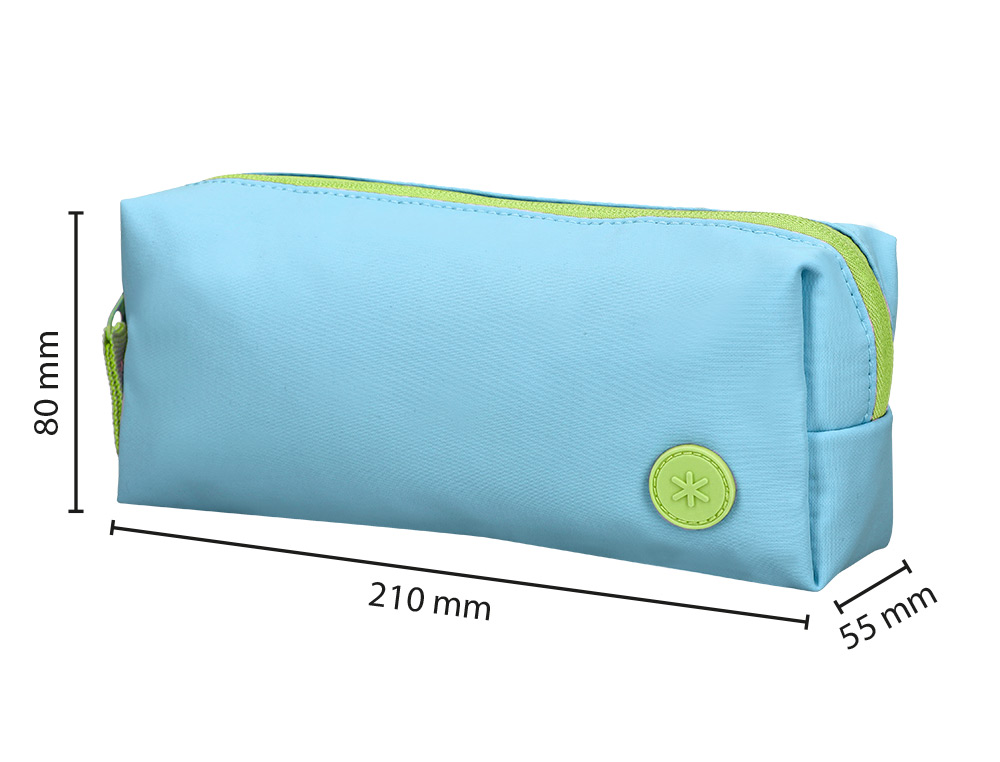 FOURRE-TOUT ANTARTIK 1 COMPARTIMENT RECTANGULAIRE    MODELE BASIC PACK 80X55X210MM COLORIS TURQUOISE