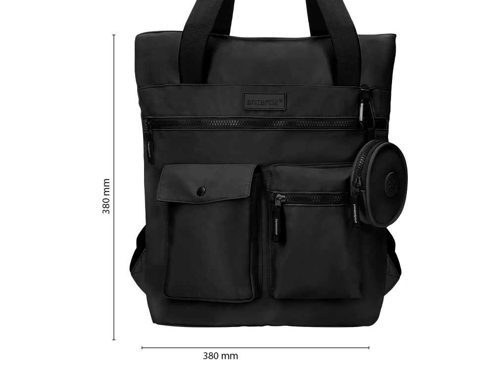 SAC MULTIFONCTION ANTARTIK MODELE BOLSO FLIP BAG         400X120X390MM COLORIS NOIR