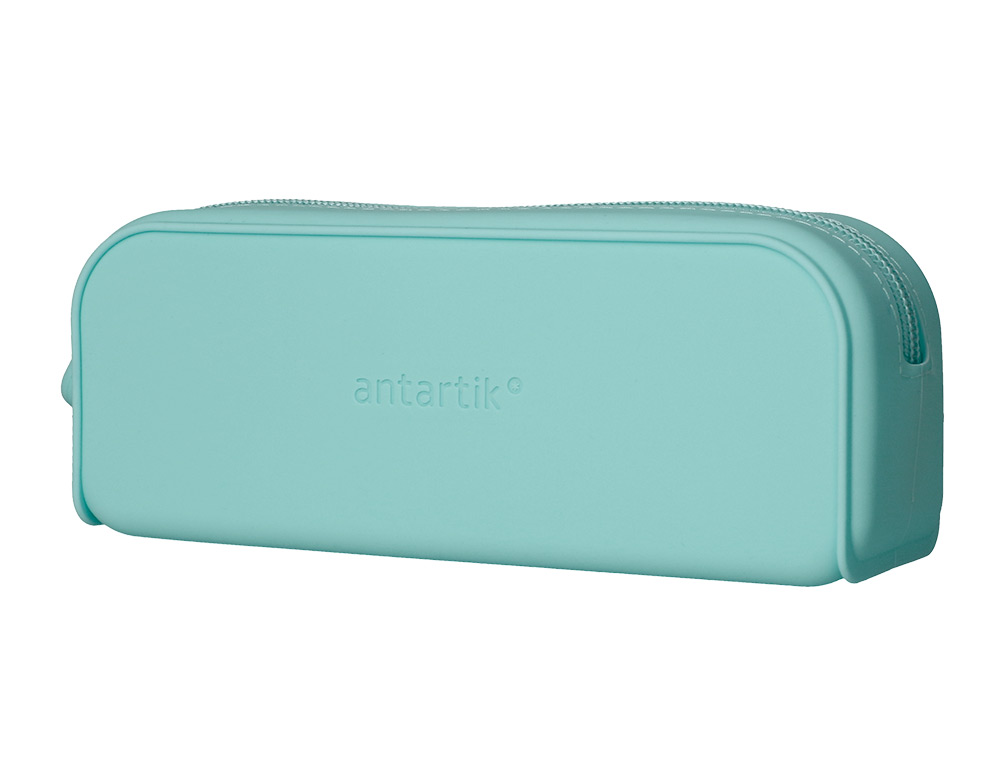 FOURRE-TOUT ANTARTIK RECTANGULAIRE 1 COMPARTIMENT EN SILICONE MODELE PRISMA 185X50X75MM COLORIS VERT