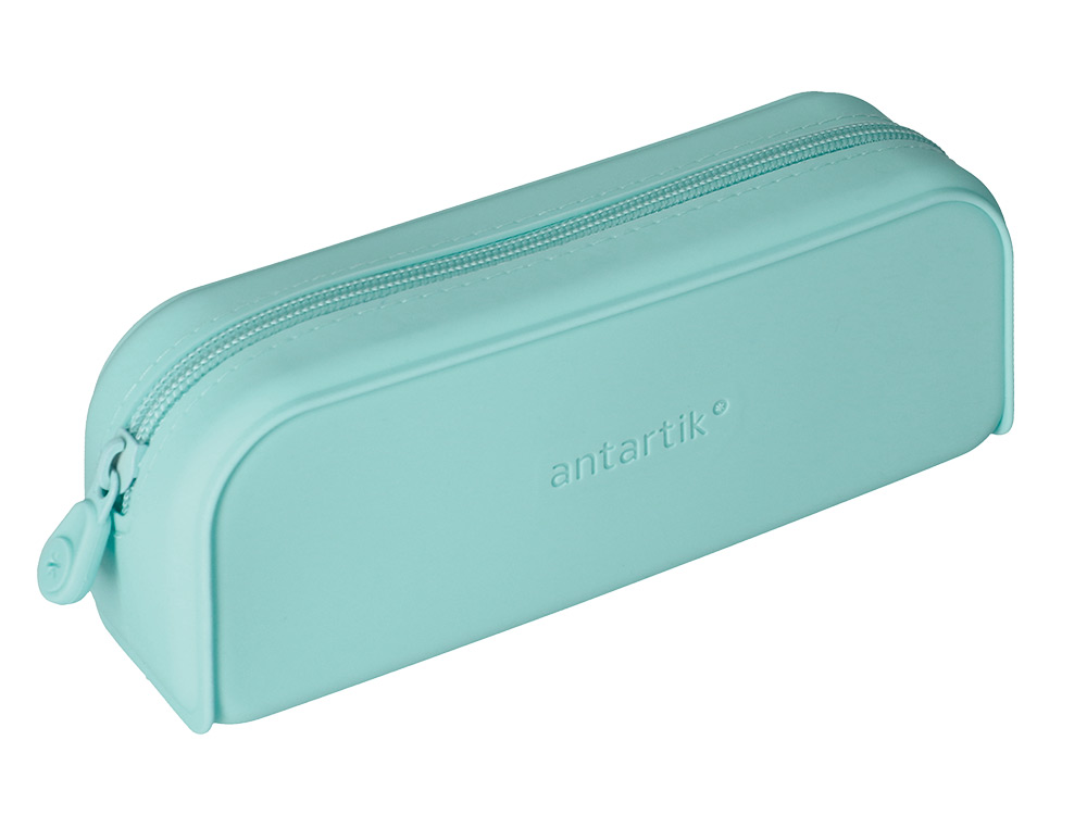 FOURRE-TOUT ANTARTIK RECTANGULAIRE 1 COMPARTIMENT EN SILICONE MODELE PRISMA 185X50X75MM COLORIS VERT