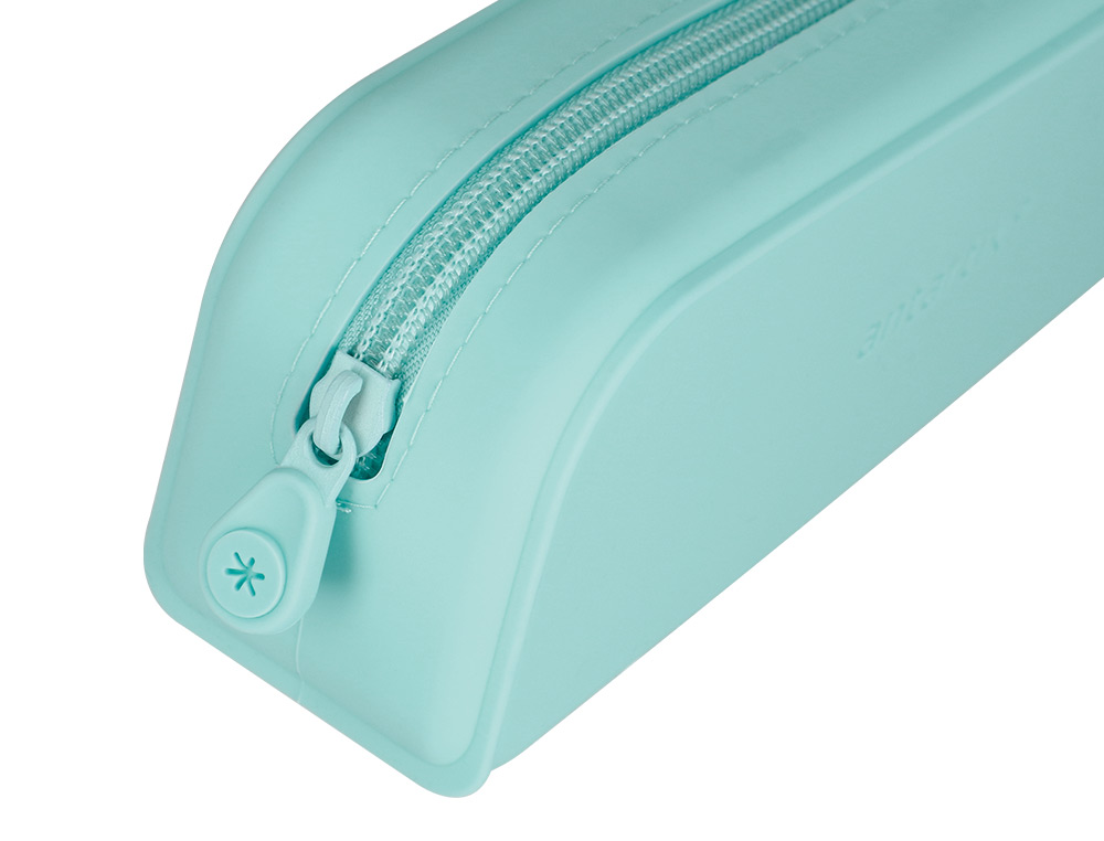 FOURRE-TOUT ANTARTIK RECTANGULAIRE 1 COMPARTIMENT EN SILICONE MODELE PRISMA 185X50X75MM COLORIS VERT