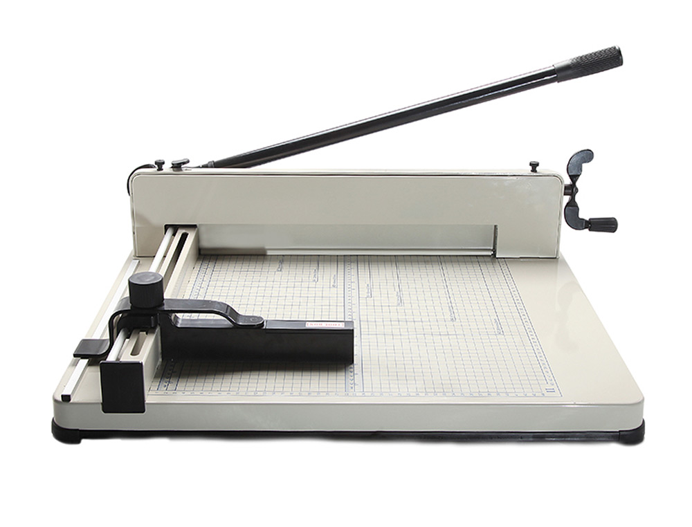 CISAILLE Q-CONNECT KF14297 MANUELLE PROFESSIONNELLE      LONGUEUR COUPE 430MM CAPACITE 400 FEUILLES