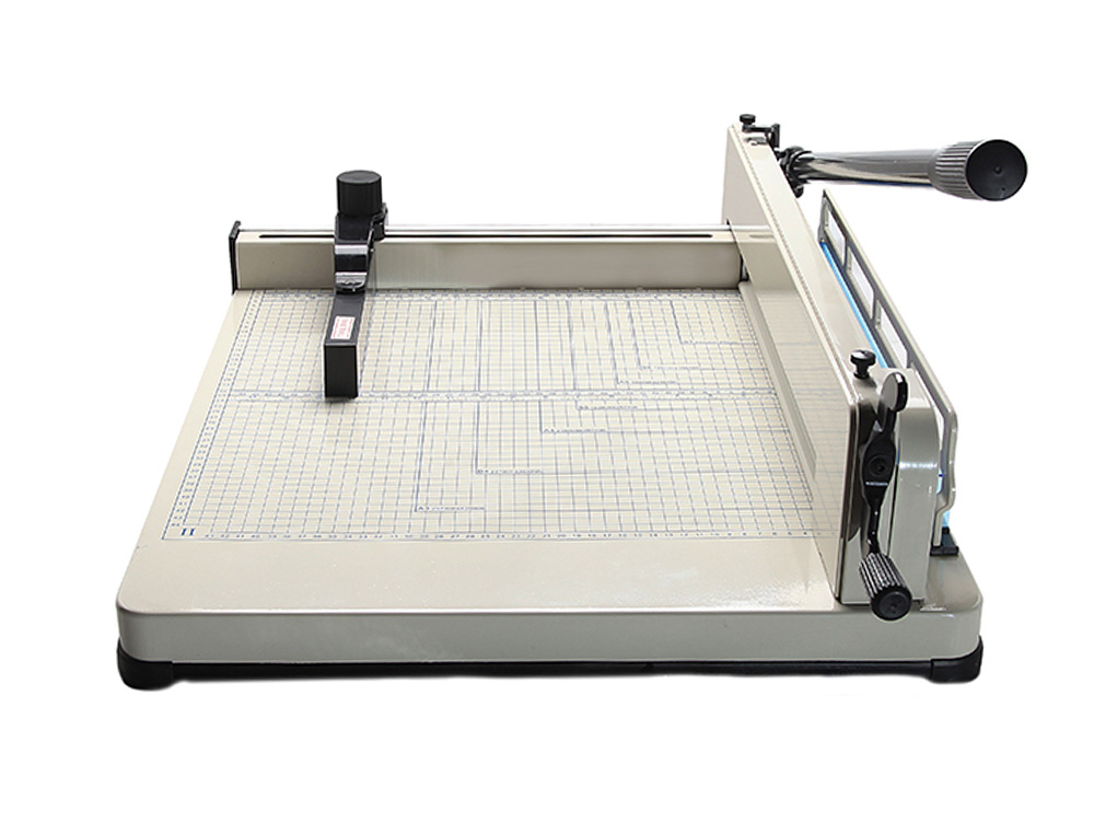 CISAILLE Q-CONNECT KF14297 MANUELLE PROFESSIONNELLE      LONGUEUR COUPE 430MM CAPACITE 400 FEUILLES