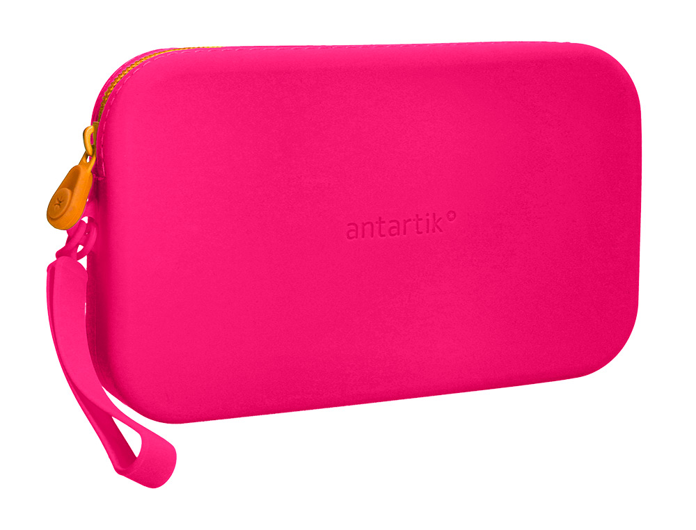 FOURRE-TOUT ANTARTIK PLAT EN SILICONE MODELE TROPICAL DIVE 190X120X25MM COLORIS FUCHSIA