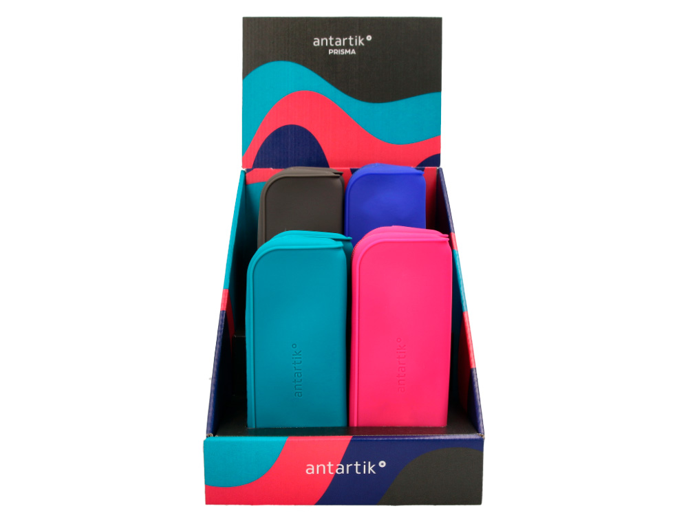 PRESENTOIR ANTARTIK FOURRE-TOUT MODELES PRISMA    COLORIS FONCES 185X50X75MM 8  UNITES