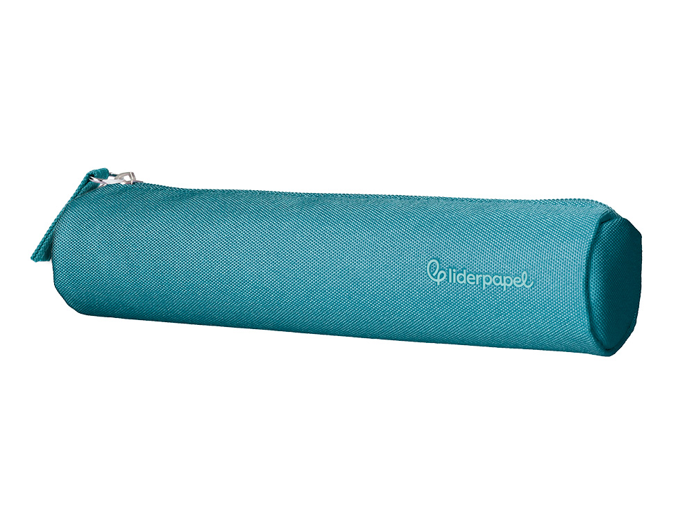FOURRE-TOUT LIDERPAPEL ROND MINCE 22X4,5CM COLORIS BLEU   CANARD
